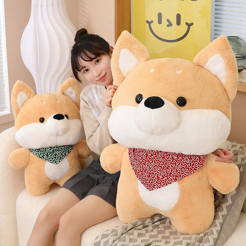 Kawaii Husky Shiba Inu Dog Snuggle Plushie