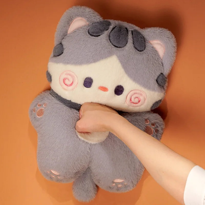 Bella the Kawaii Bell Cat Sleeping Cushion Plush