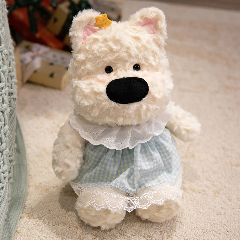 Westie the Adorable Dressed-Up Kawaii Terrier Plushie