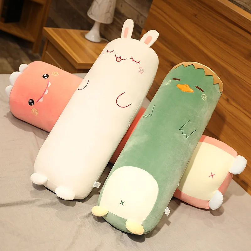 Pillowy Dino Pig Bunny Long Sleeping Plush