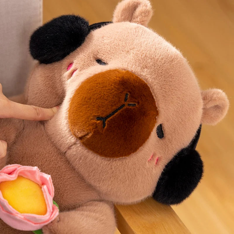 Cheeks the Lotus White Faced Monkey Capybara Plush