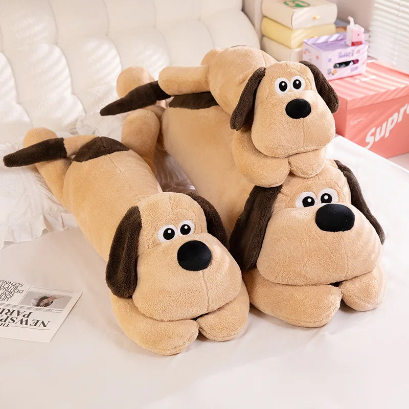 Biscuit the Giant Long Soft Dog Snuggle Plush Pillow