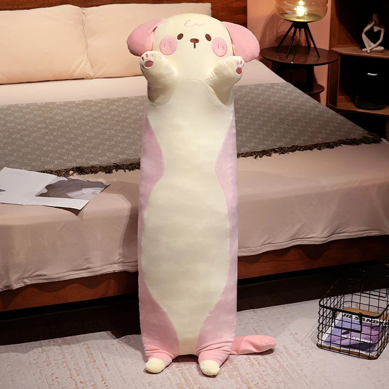 Giant Long Sleeping Puppy Kawaii Plushie Pillow