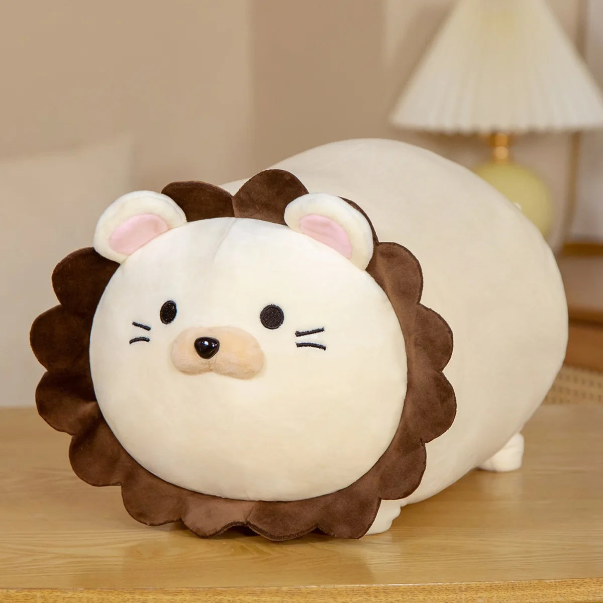 Leo the Drowsy Lying Lion Kawaii Plushie