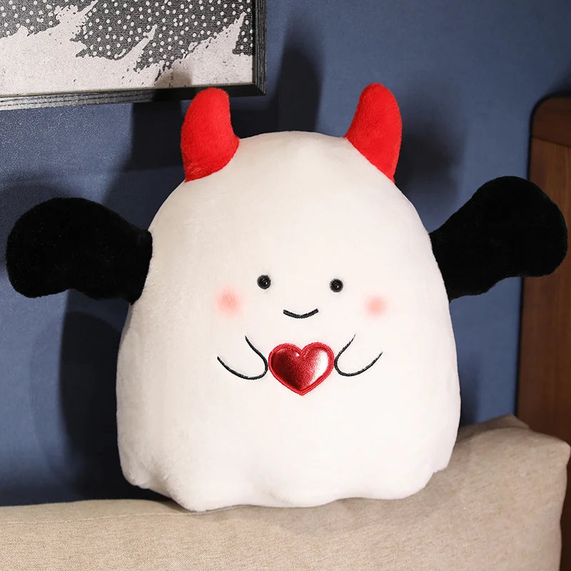 Boo the Kawaii Fat Pumpkin Ghost Plush Pillow