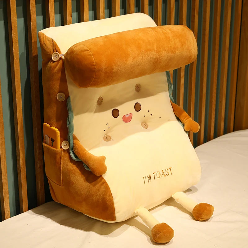 Toasty the Kawaii Triangle Toast Bread Rest Cushion