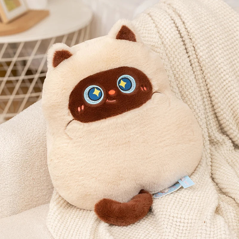 Chonky Round Kitten Snuggle Plushie