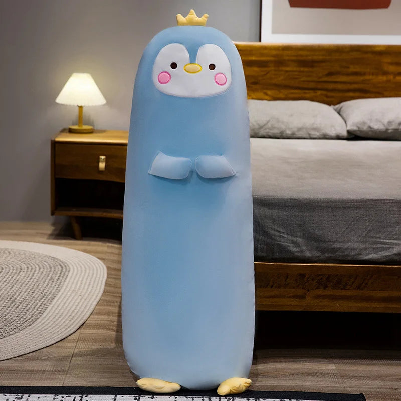 Waddles the Long Chick Penguin Dino Bolster Plush