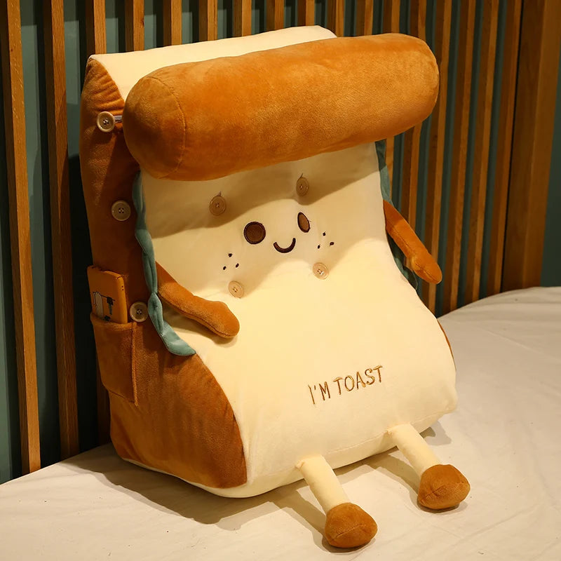 Toasty the Kawaii Triangle Toast Bread Rest Cushion