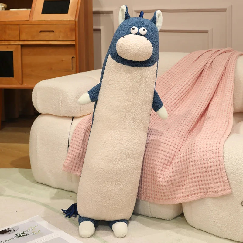 Loungy Kawaii Hippo Snuggle Plush Pillow