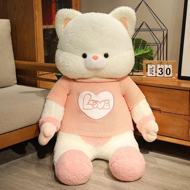 Mittens the Kawaii Long-Leg Sweater Kitten Plushie