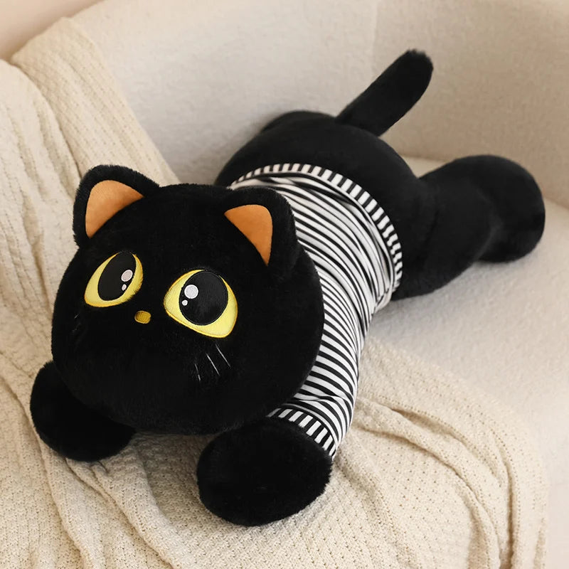 Luna the Kawaii Soft Lying Cat Plush Cushion