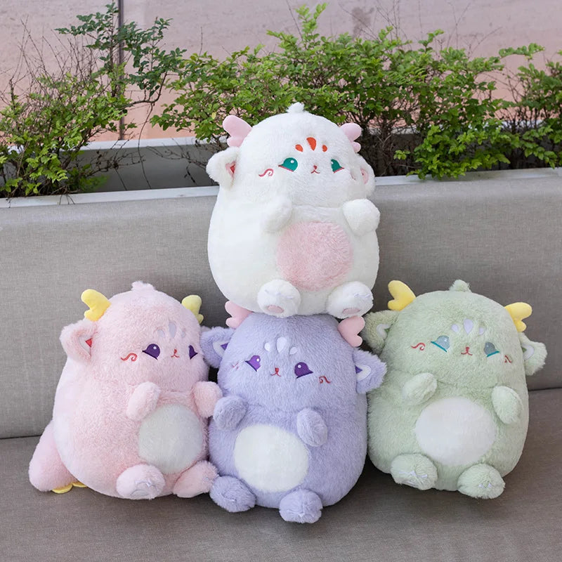Angelwing the Kawaii Chubby Dino Angel Flying Wings Snuggle Plushie