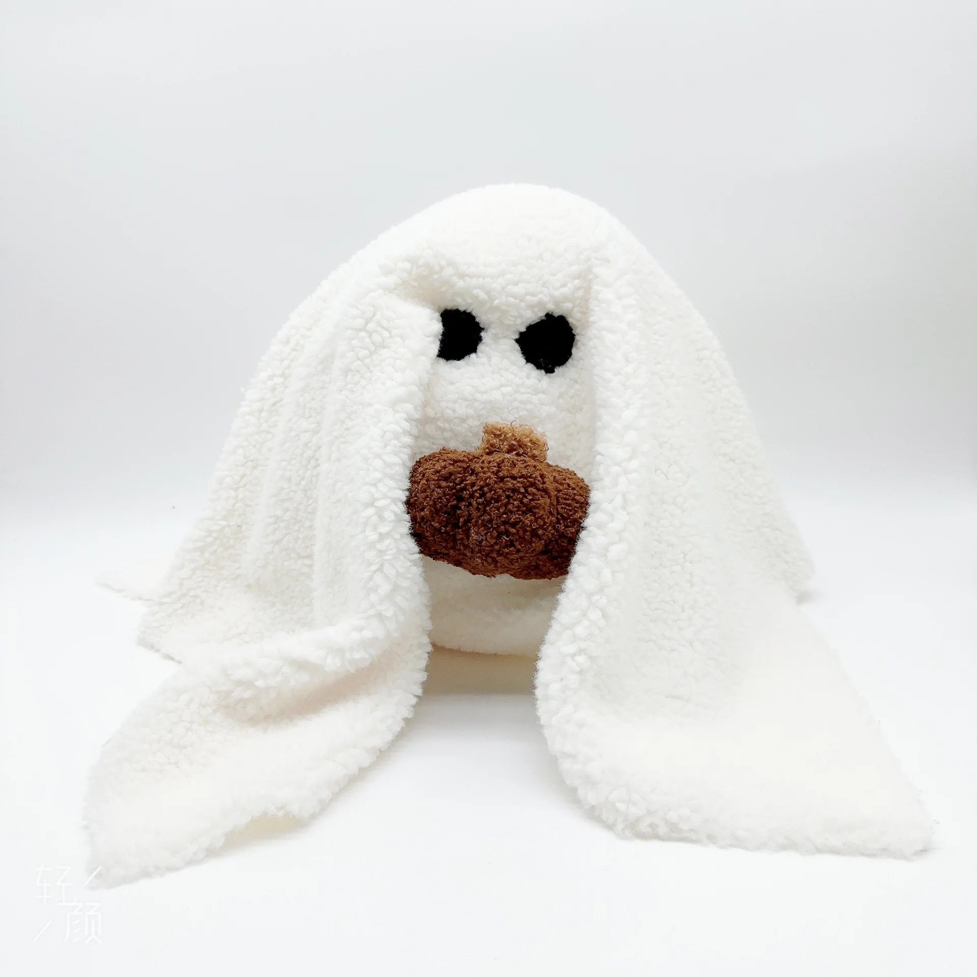 Boo the Kawaii Fat Pumpkin Ghost Plush Pillow