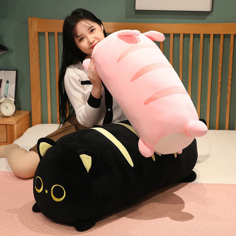 Round Bread-Loaf Kitty Kawaii Plushie Pillow