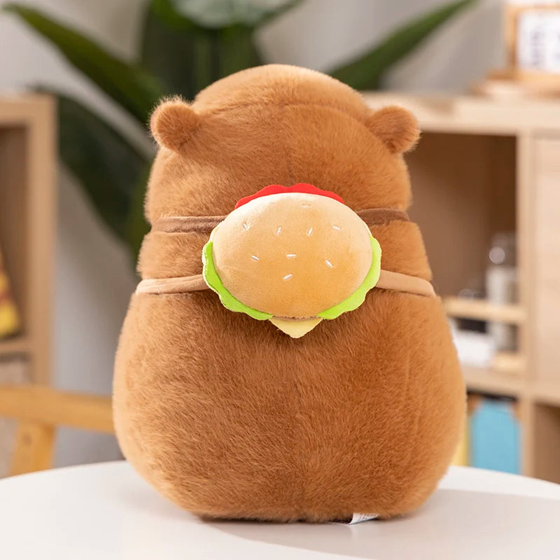 Capy the Kawaii Hamburger Bag Capybara Plush