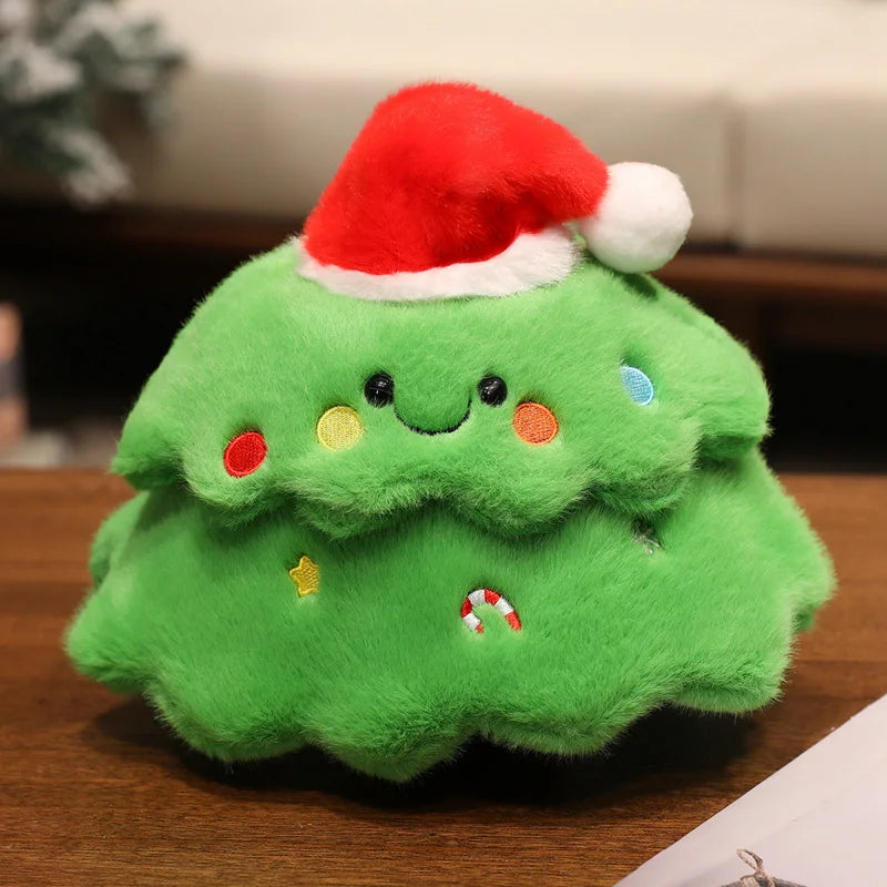 Piney the Christmas Tree Santa House Plush Pillow