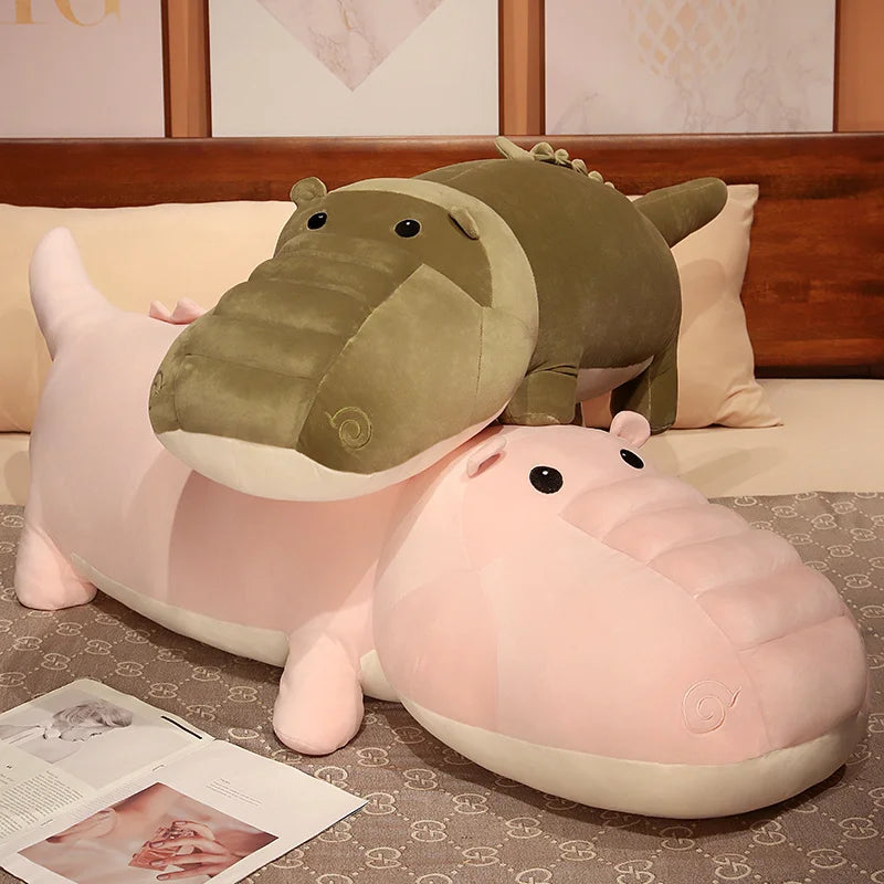Snappy the Simulation Crocodile Plush Cushion