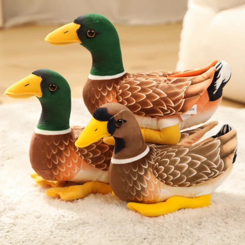Puddles the Soft Simulation Brown Duck Plushie