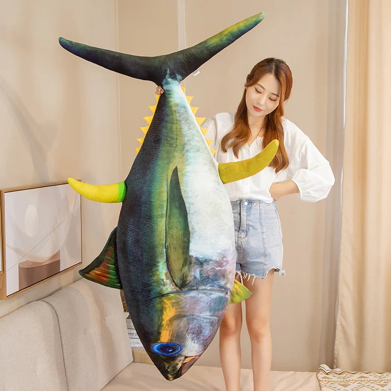 Tuna the Giant Kawaii Sea Fish Snuggle Plush Pillow