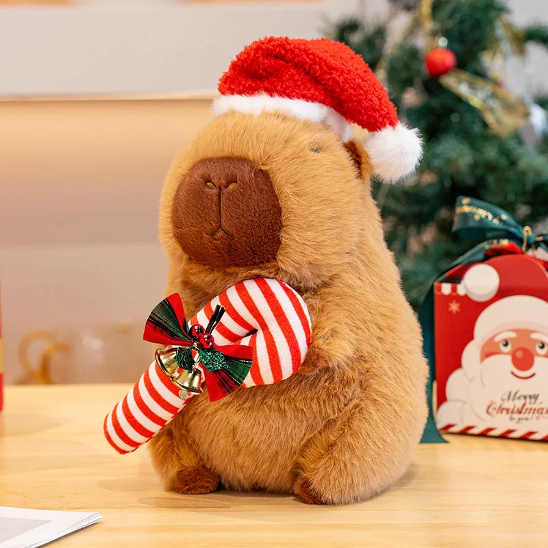 Capy the Festive Red Hat New Year Capybara Plush