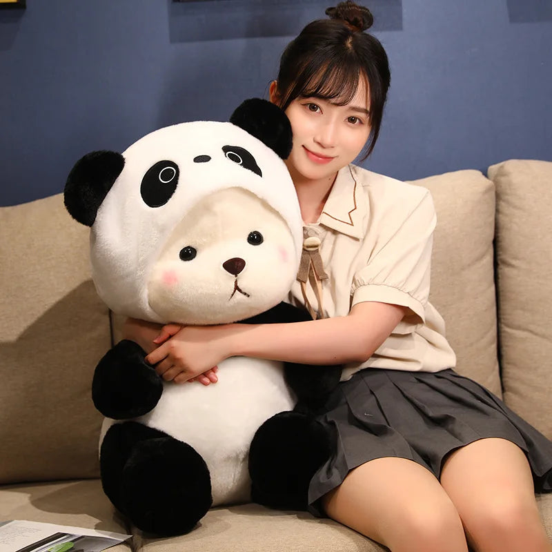 Panda the Hooded Cosplay Bear Sitting Kawaii Plushie