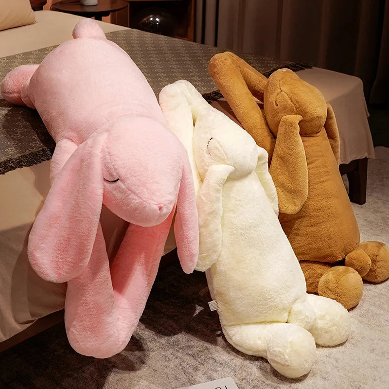Fluffy the Giant Big Ear Bunny Snuggle Pillow