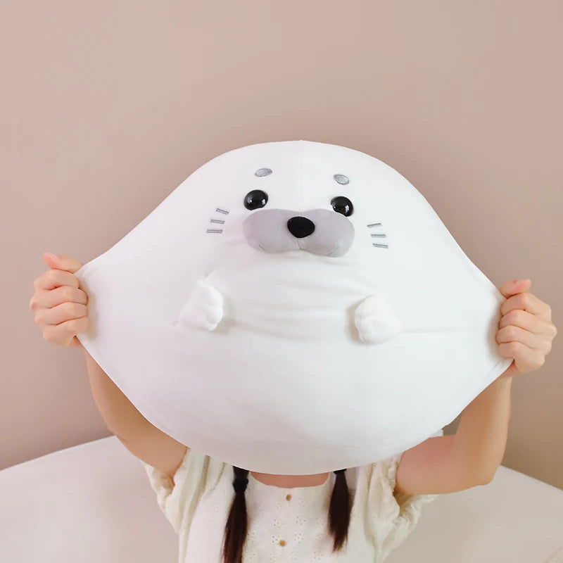 Blubba the Round Kawaii Seal Pillow Plush
