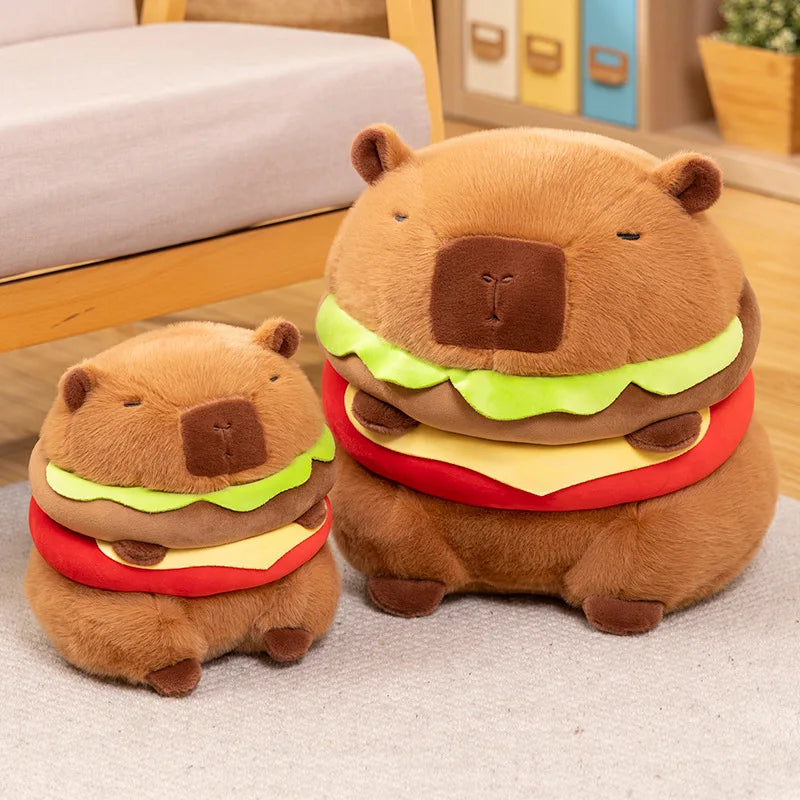 Capy the Kawaii Hamburger Bag Capybara Plush
