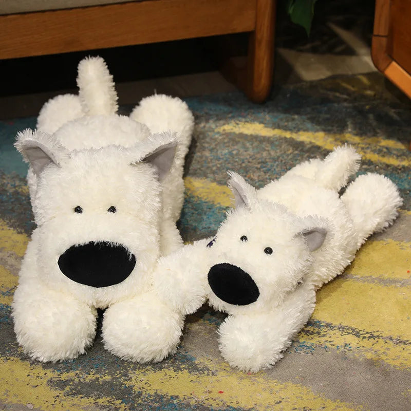 Westie the Fluffy West Highland Puppy Plush Cushion