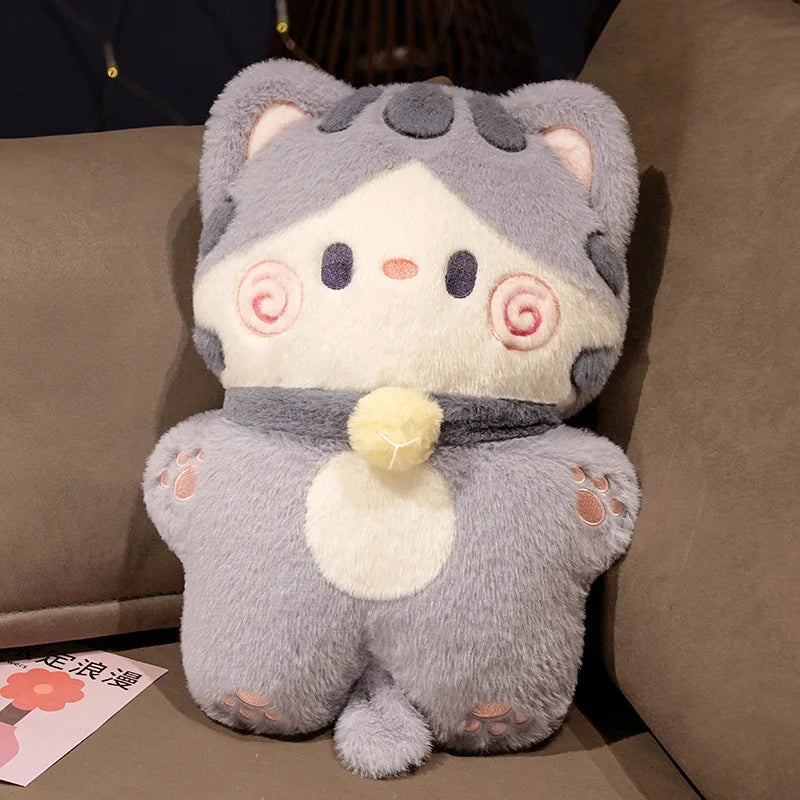Bella the Kawaii Bell Cat Sleeping Cushion Plush