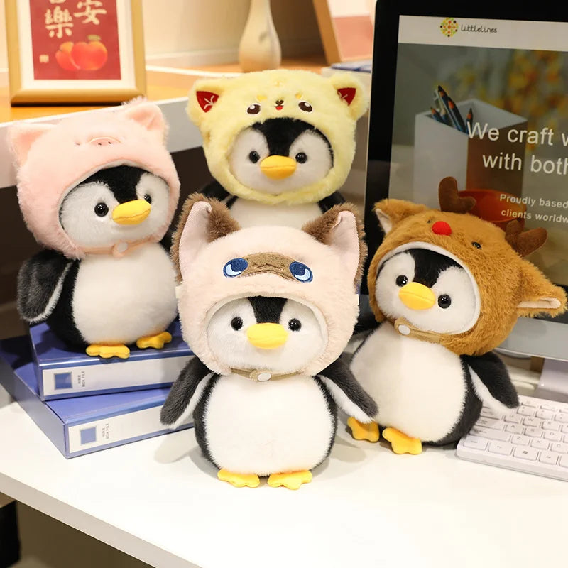Waddles the Dressed-Up Kawaii Cosplay Penguin Plushie