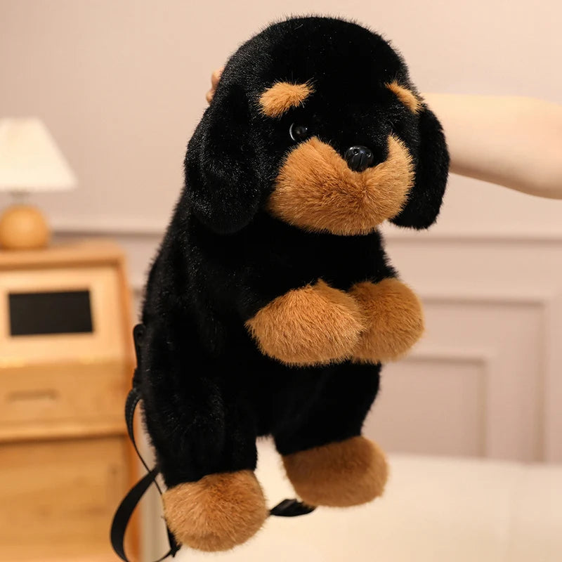 Kawaii Dog Cat Stuffed Animal Plush Crossbody Backpack