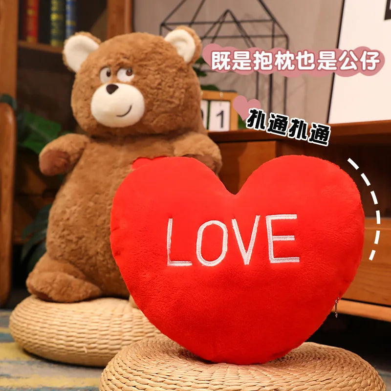 Heartbeat the 2-in-1 Reversible Bear Kawaii Plushie