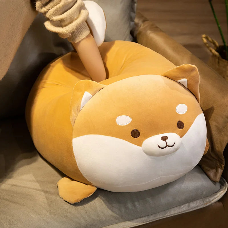 Shiba the Kawaii Chonky Corgi Dog Plush Pillow