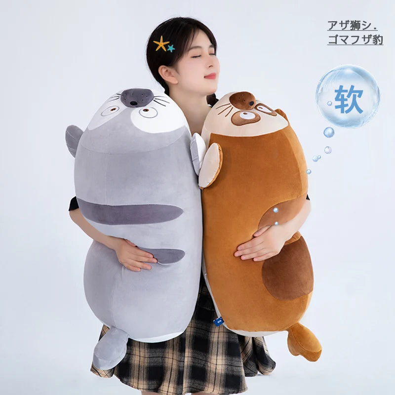 Sealio the Kawaii Soft Sea Lion Seal Snuggle Plush Pillow