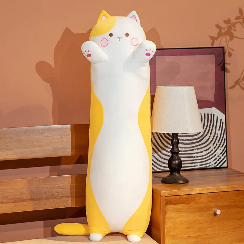 Stretchy the Sleepy Long Cat Nap Pillow