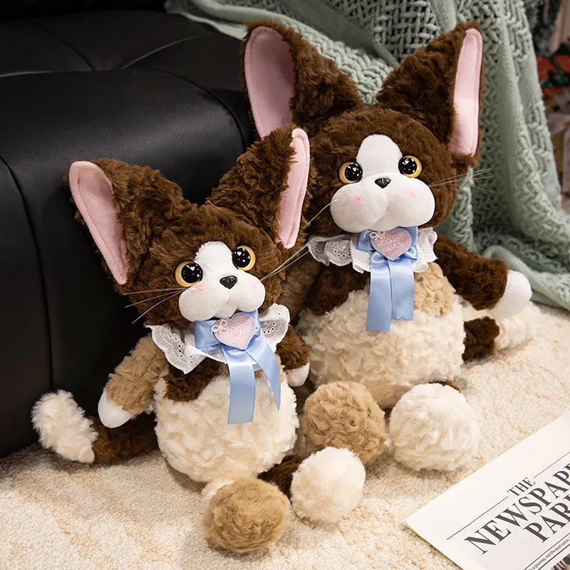 Scarfy the Cozy Kawaii Cat Snuggle Plushie