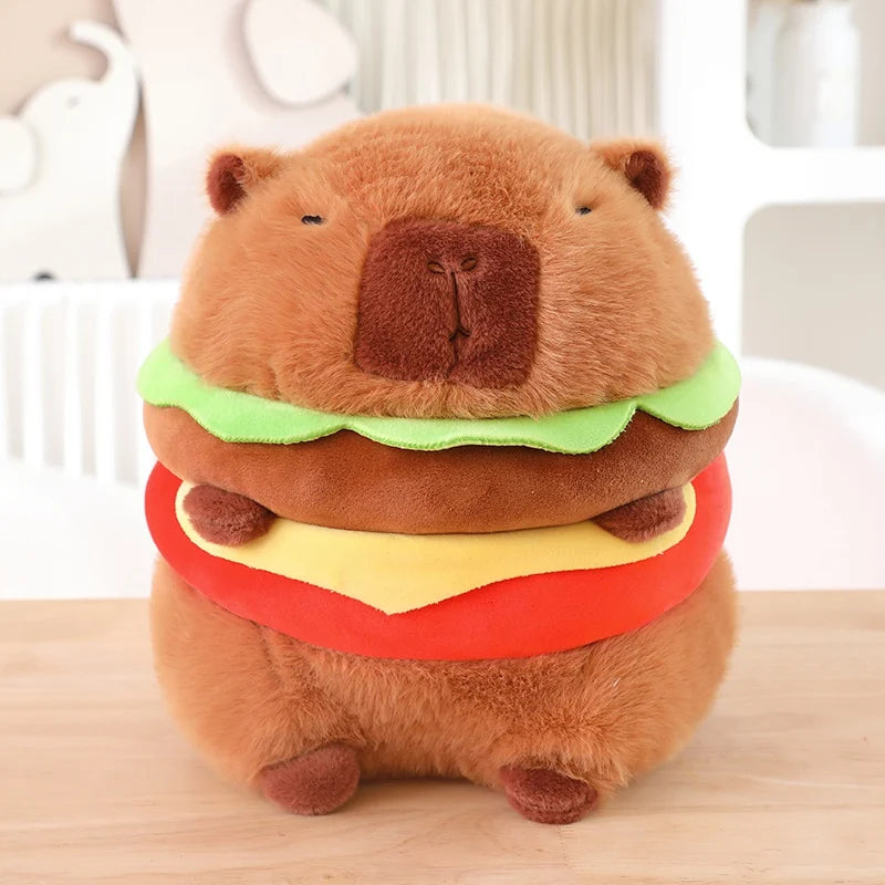 Capy the Kawaii Hamburg Dog Capybara Snuggle Plushie