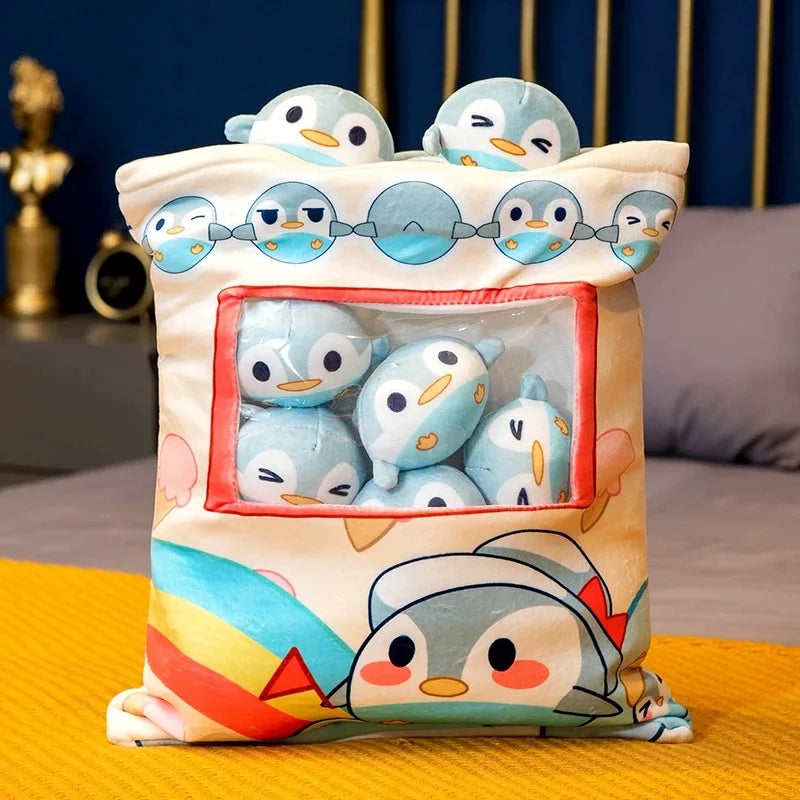 Pudding the Cat Paw Rabbit Bubble Tea Candy Bag Plushie