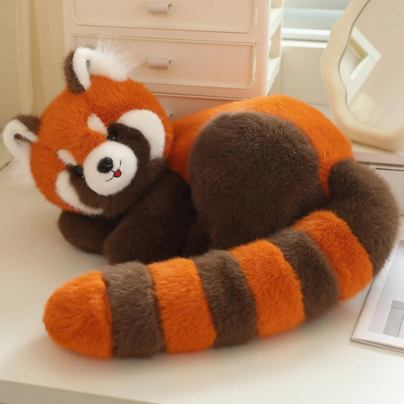 Maple the Realistic Lying Red Panda Plush