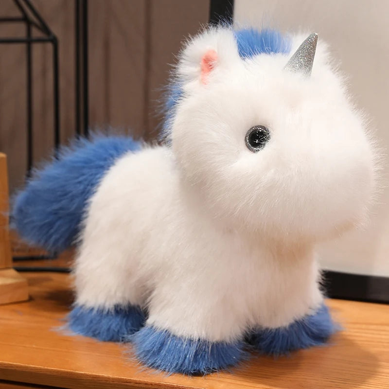 Sparkle the Fluffy Simulation Unicorn Horse Plushie