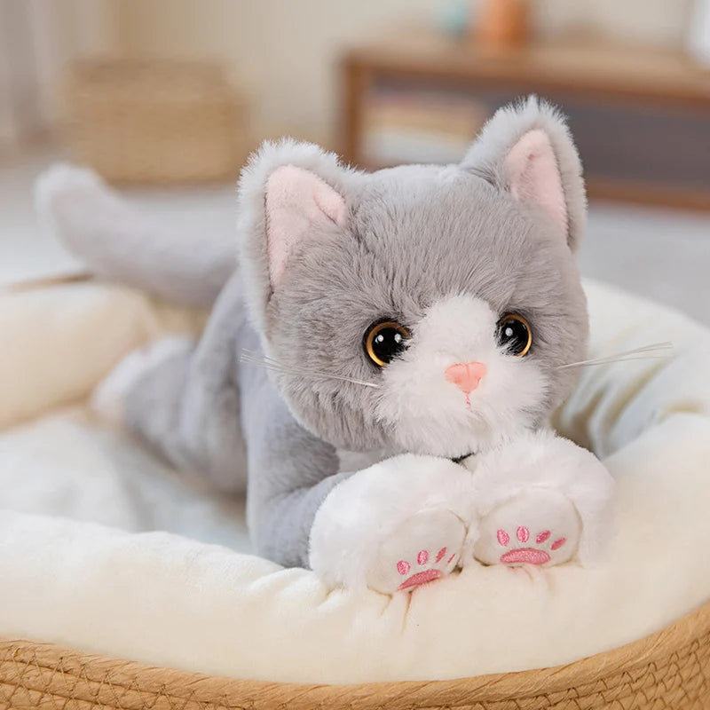 Mittens the Soft Realistic Kitten Simulation Plushie