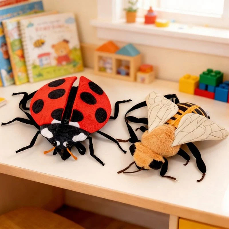 Bumble & Lady the Kawaii Insect Backpack Plushies
