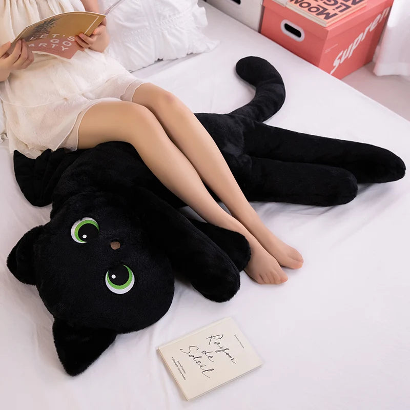 Nyx the Giant Black Winged Cat Halloween Plush
