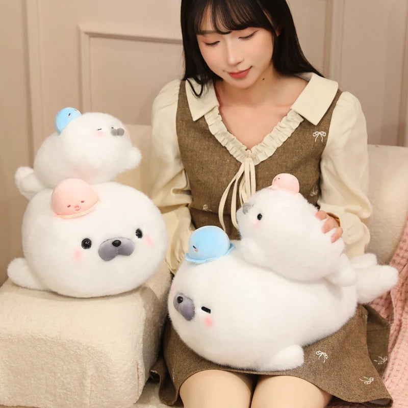 Cozy Seal & Octopus Snuggle Plush Duo