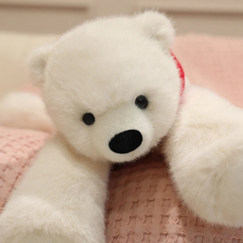 Frosty the Scarf-Wearing Polar Bear Room Plushie