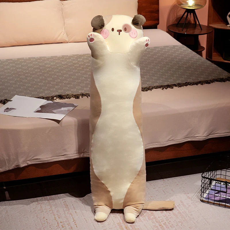 Giant Long Sleeping Puppy Kawaii Plushie Pillow