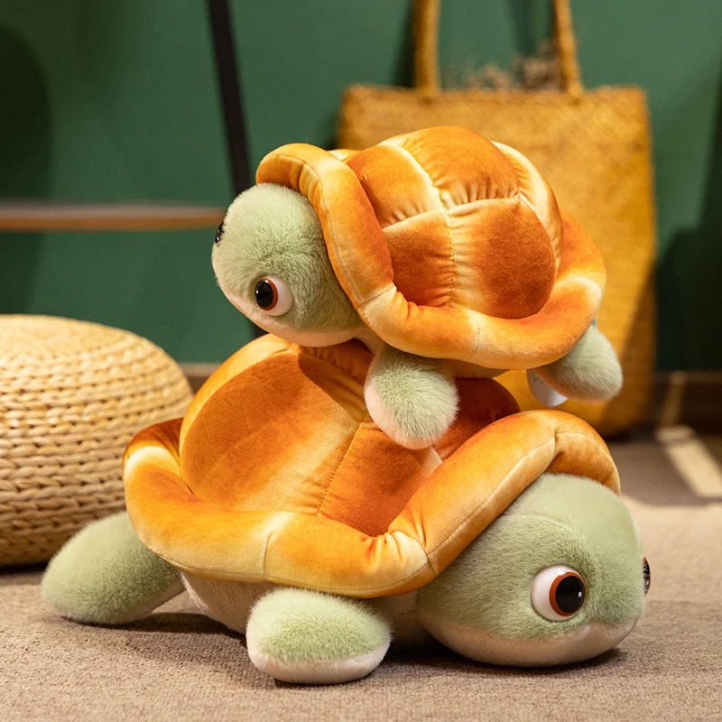 Bready the Chonky Kawaii Bread Turtle Snuggle Plushie