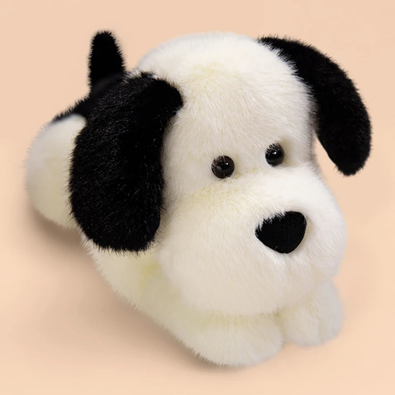 Sleepy Golden Puppy Plush Cushion